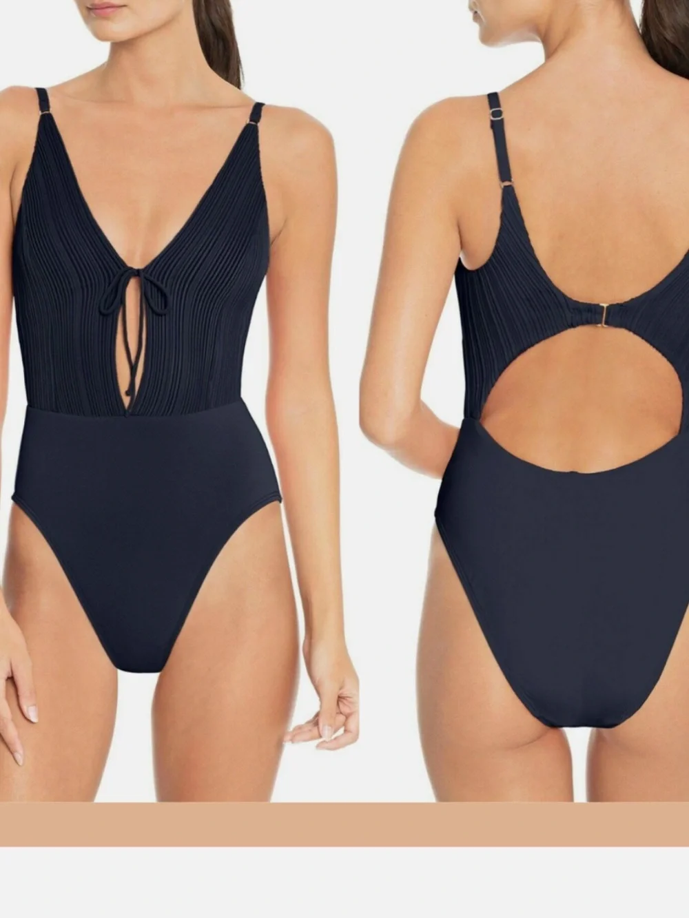 Robin Piccone Lily One Piece in Navy NWT